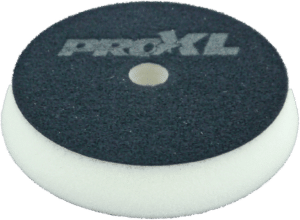 Hard car polishing pad for buffing paintwork to a high shine.
