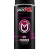 UV Primer paint aerosol with quick curing properties.